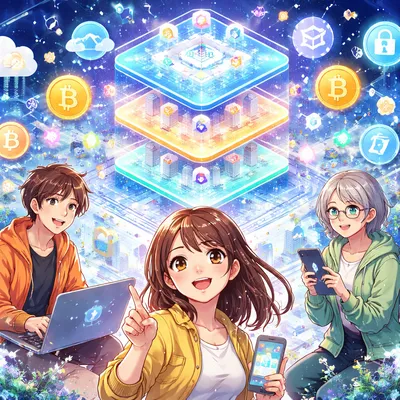 Web3層構造って何？難しそうだけど実は私たちの生活を支えているんです！