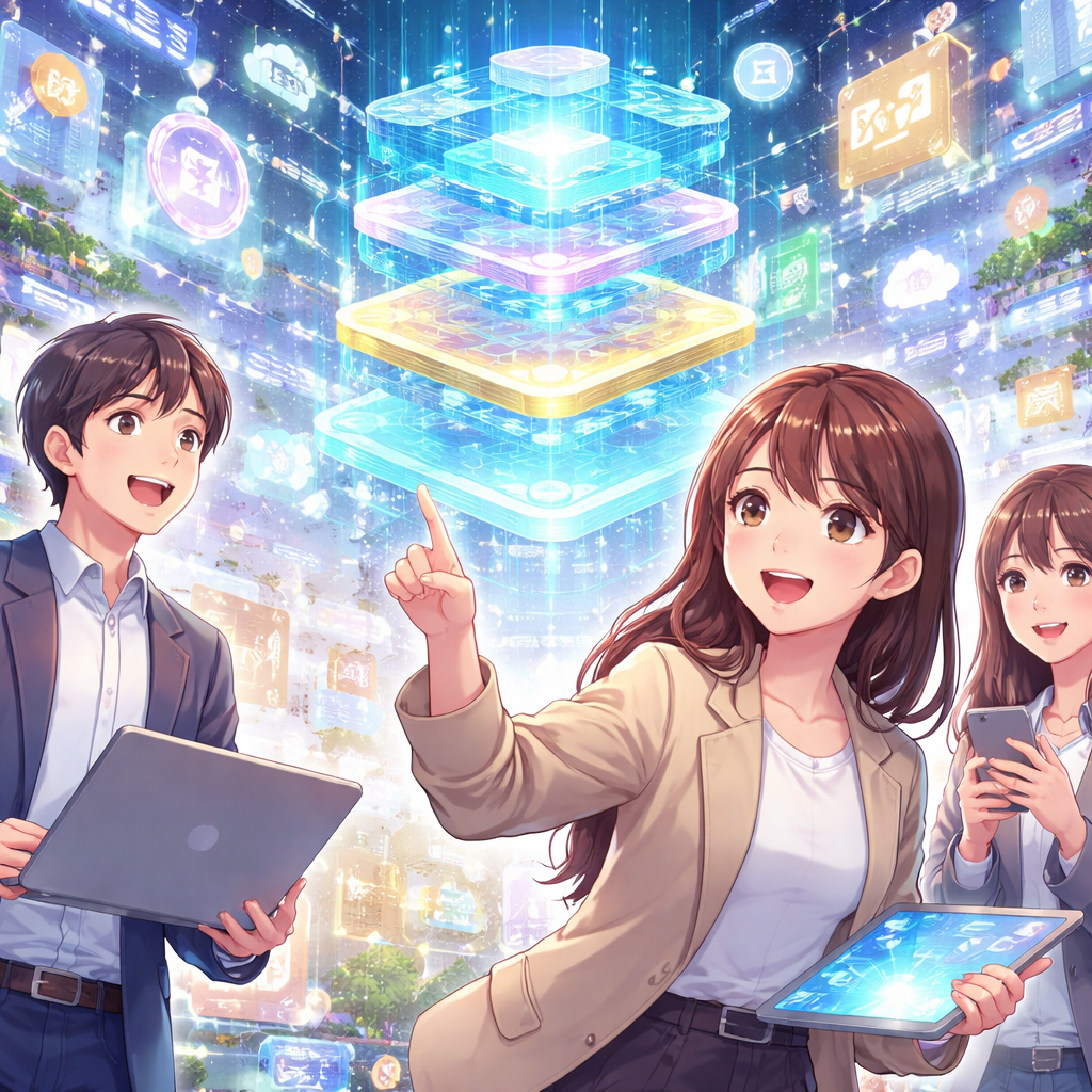 Web3層構造を知れば、Webシステムがもっと身近に感じられます!